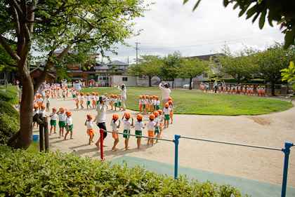 緑のある園庭 園風景イメージ